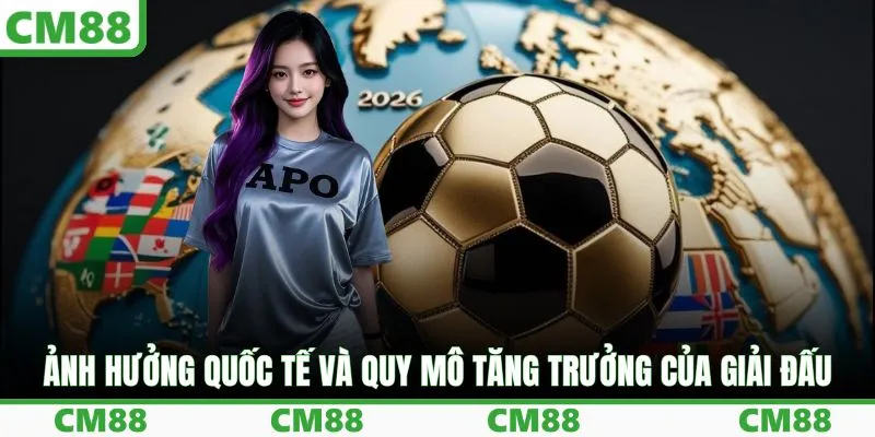 Ảnh hưởng quốc tế và quy mô tăng trưởng của giải đấu